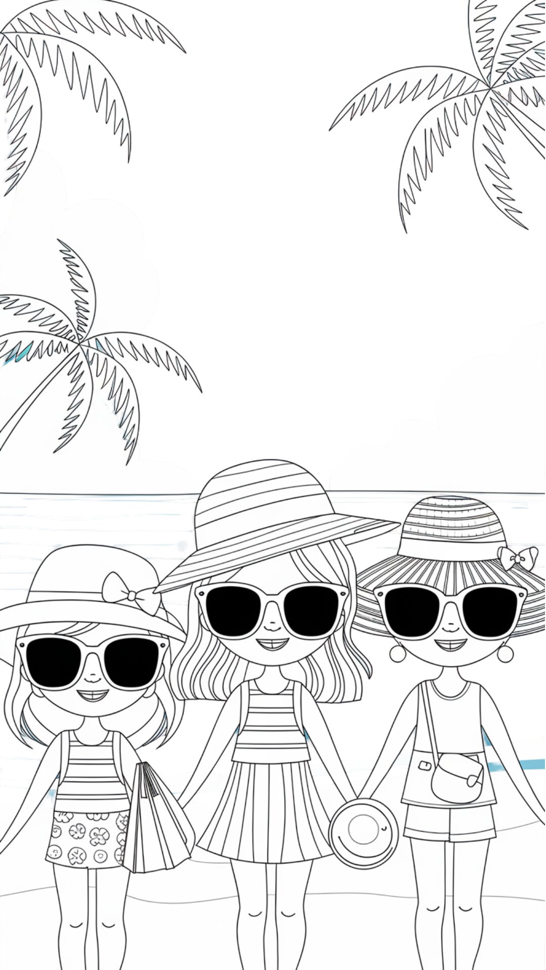 Boyama sayfası - Yaz eğlenceli