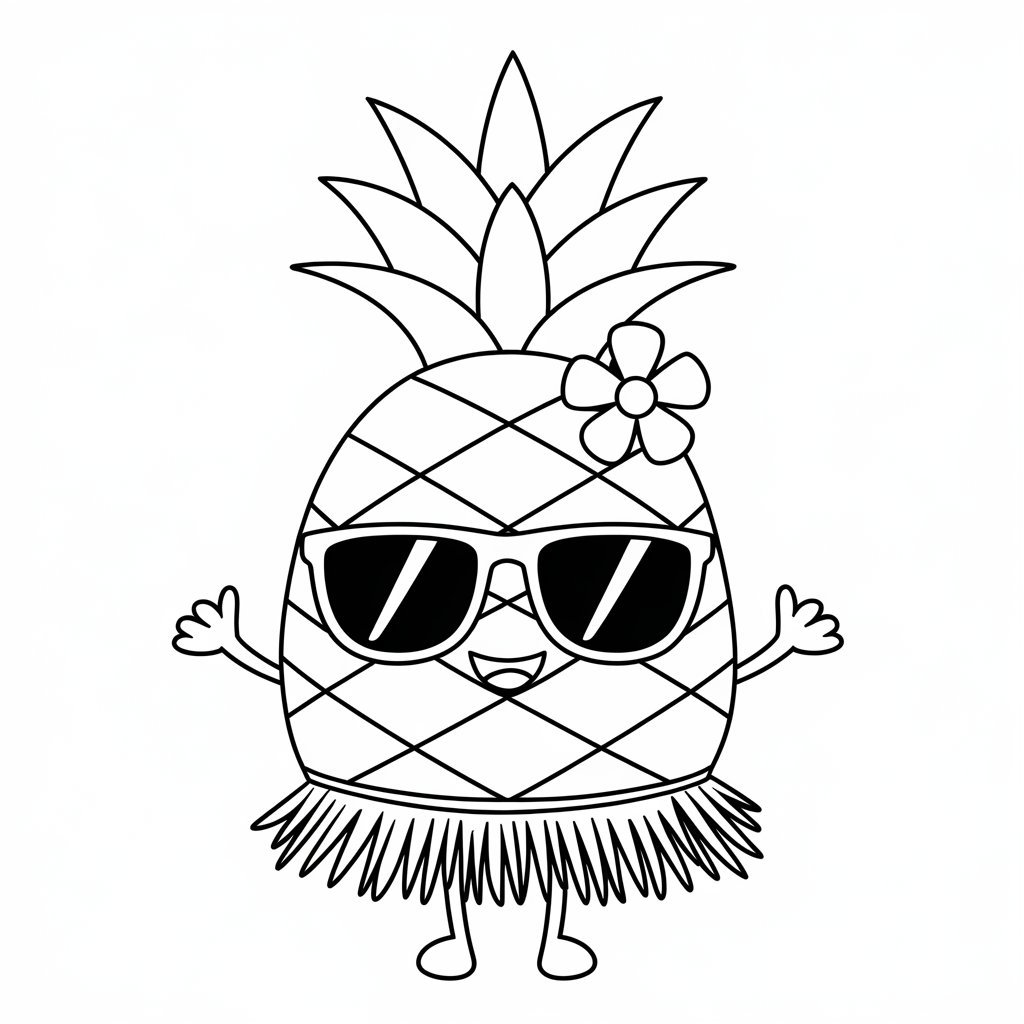 yaz mevsimi boyama sayfası