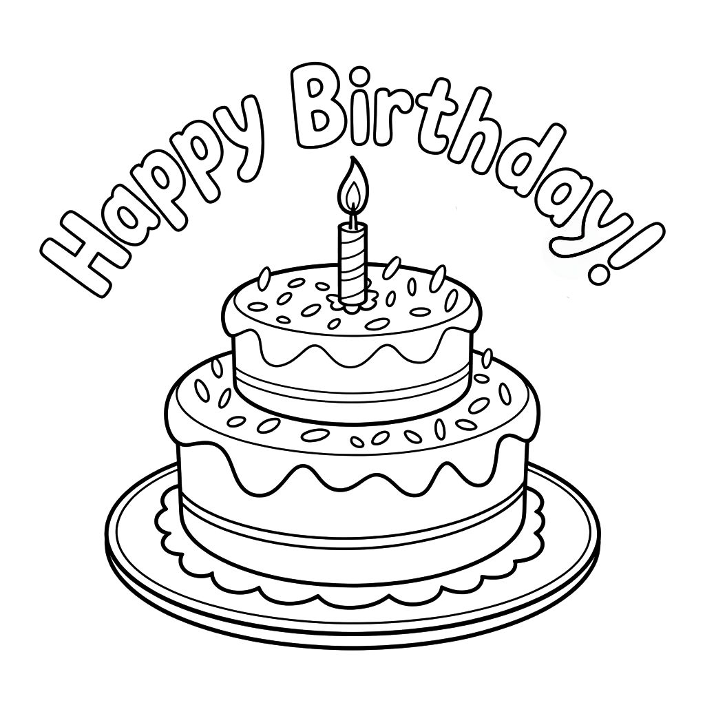 doğum günü pastası boyam