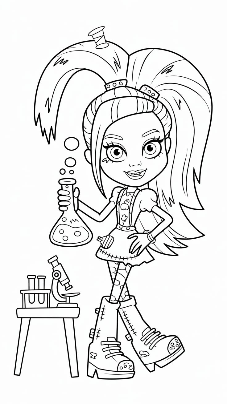 monster high boyama oyunu