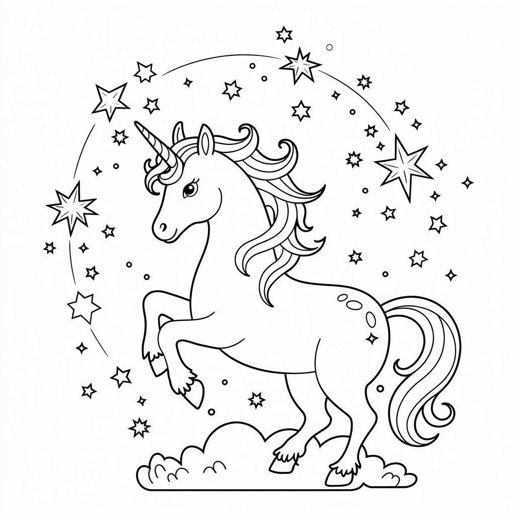 Unicorn Boyama a4
