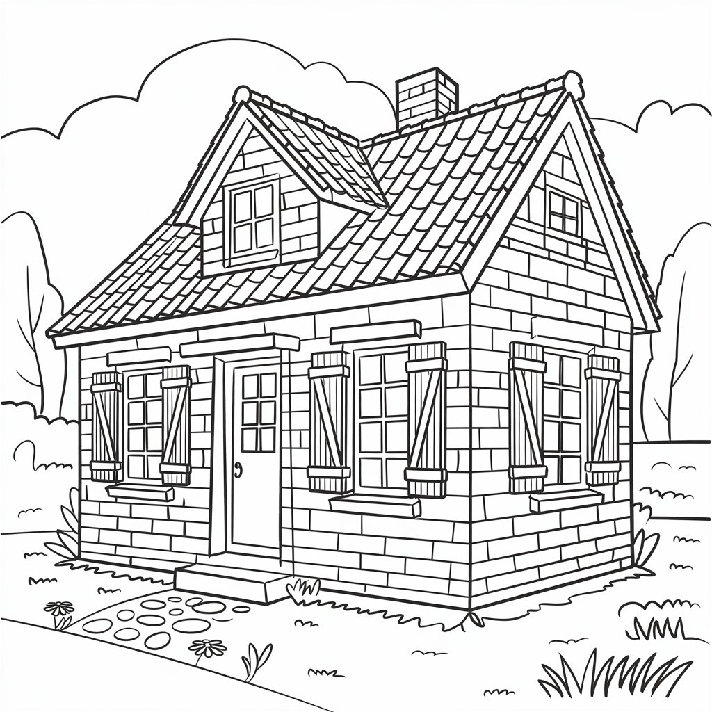 çocuklar için ev boyama