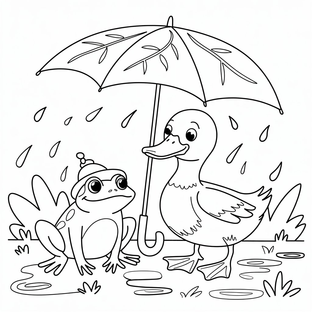 2.sınıf ingilizce hayvanlar boyama ördek