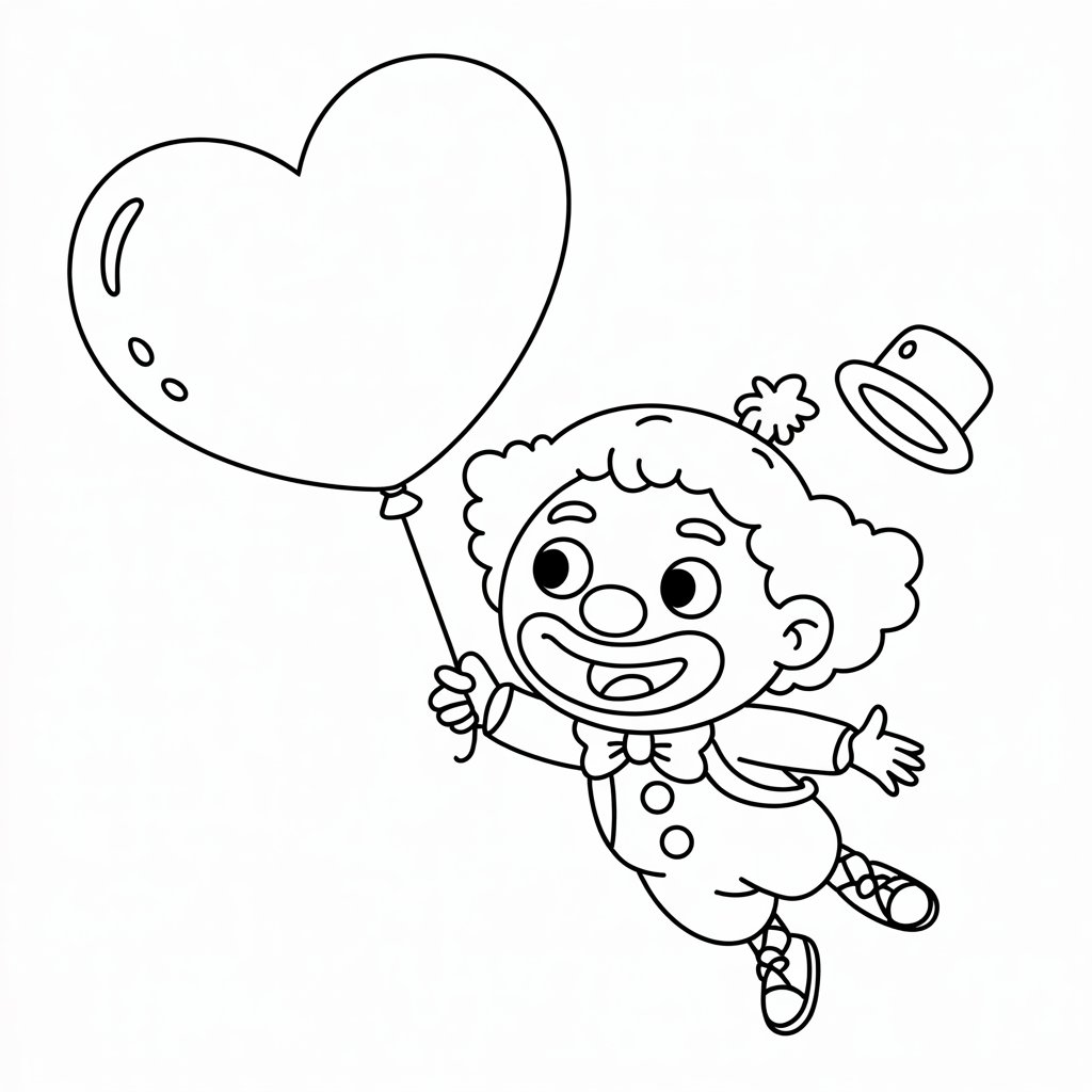 yüz boyama palyaço