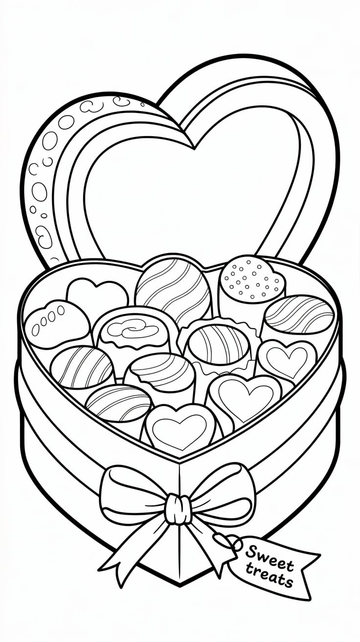 14 şubat sevgililer günü boyama