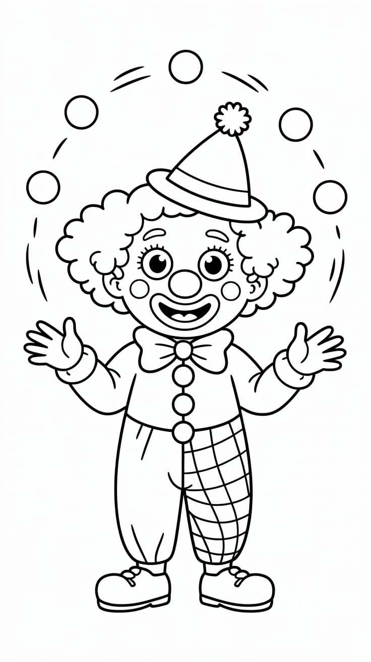 kolay palyaço yüz boyama