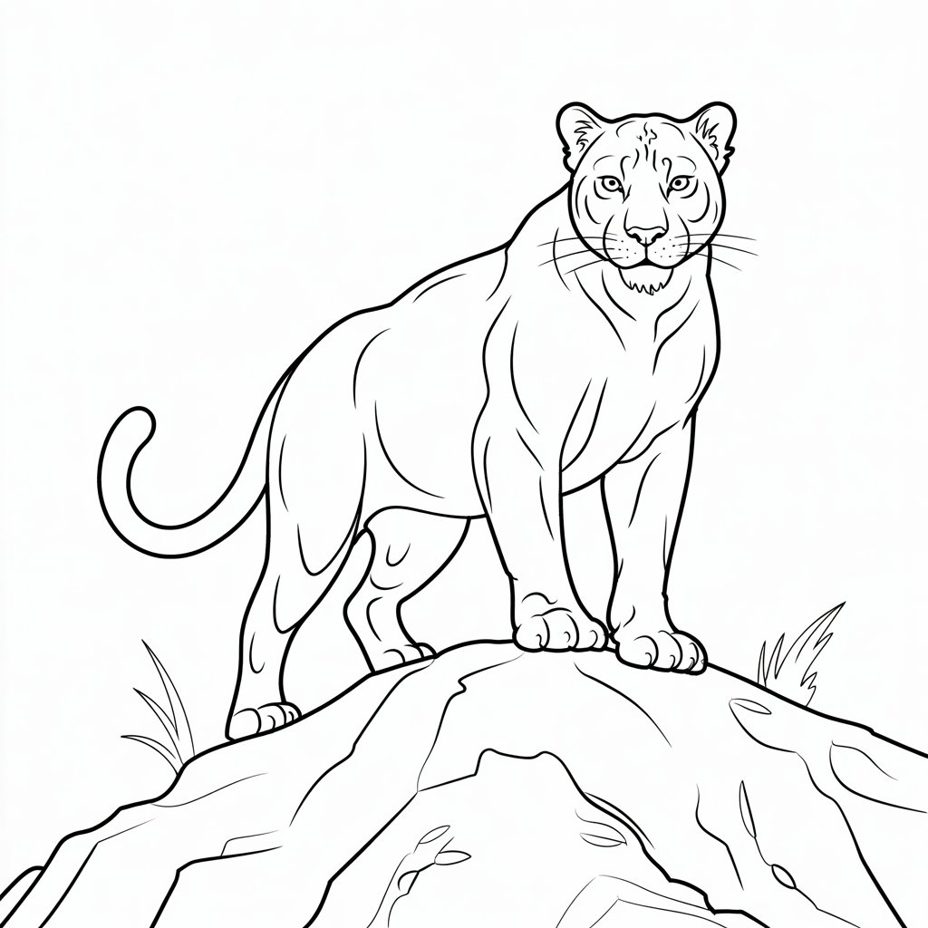 lego kara panter boyama