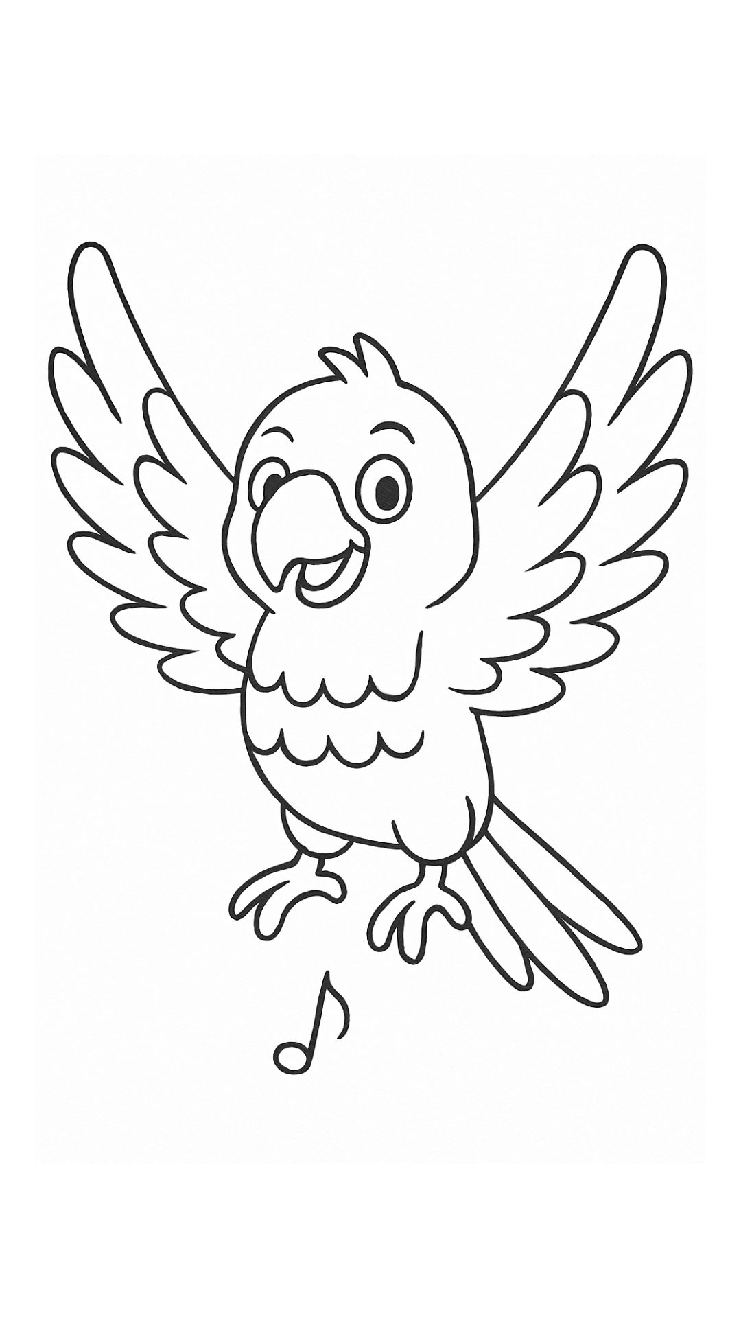 papağan boyama resmi