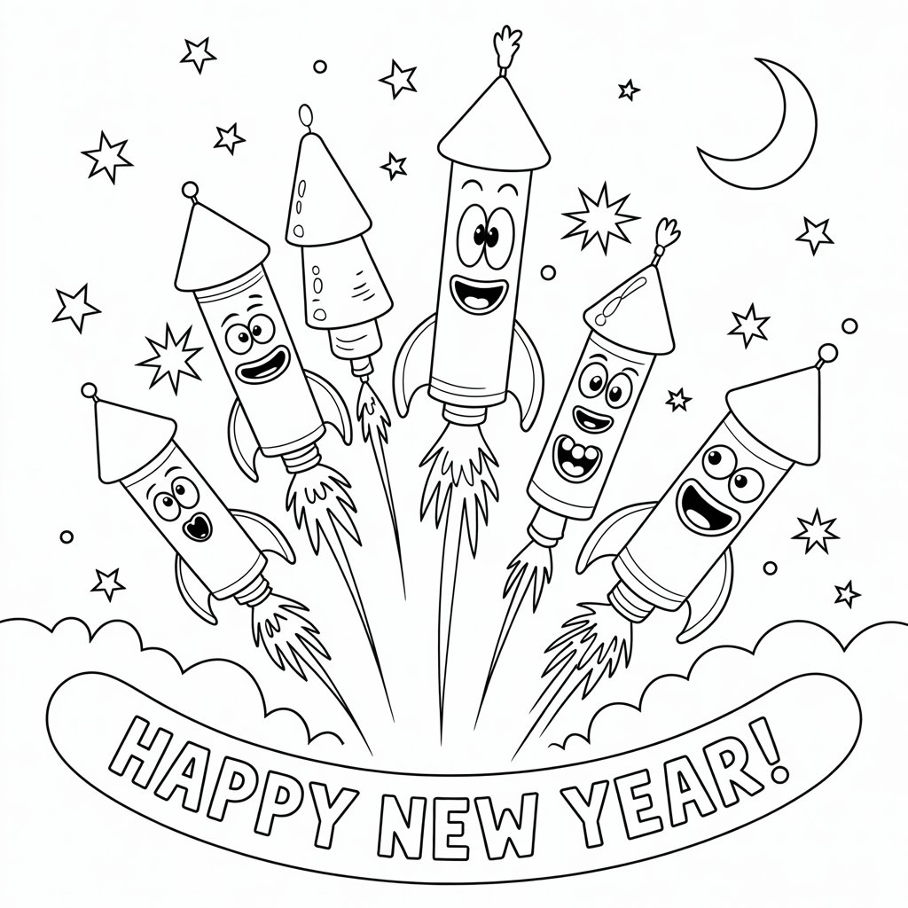 roket boyama okul öncesi