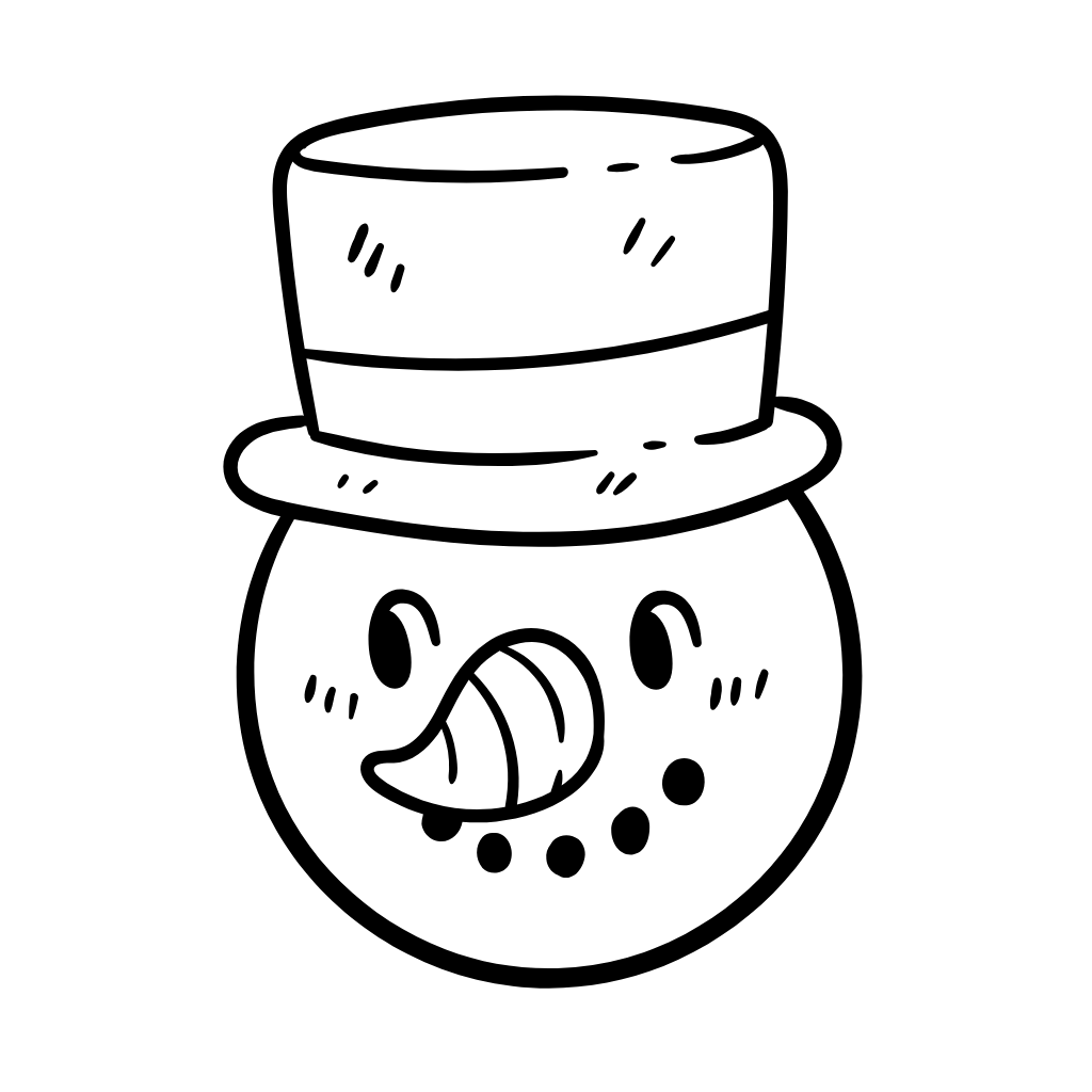 1 sınıf kardan adam boyama