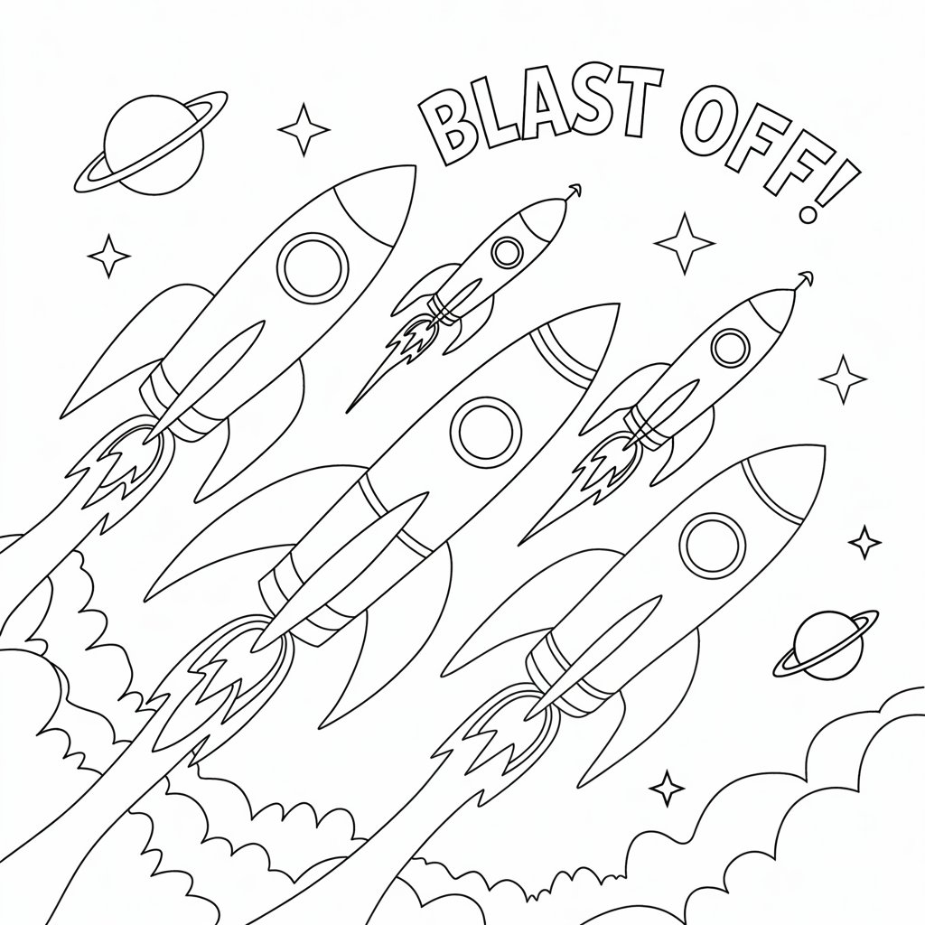 anasınıfı roket boyama