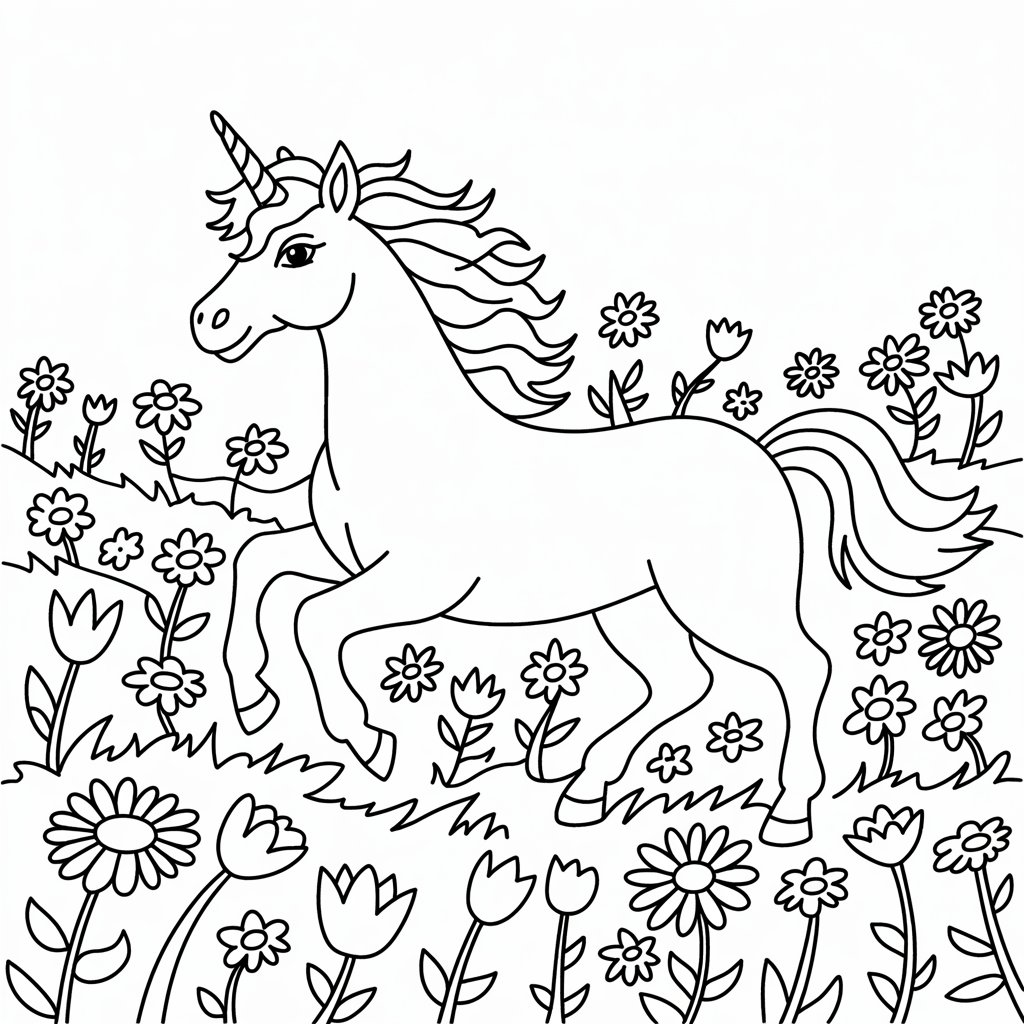 kolay boyama unicorn
