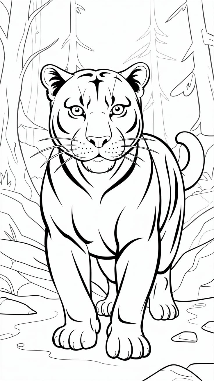 panterı boyama sayfaları