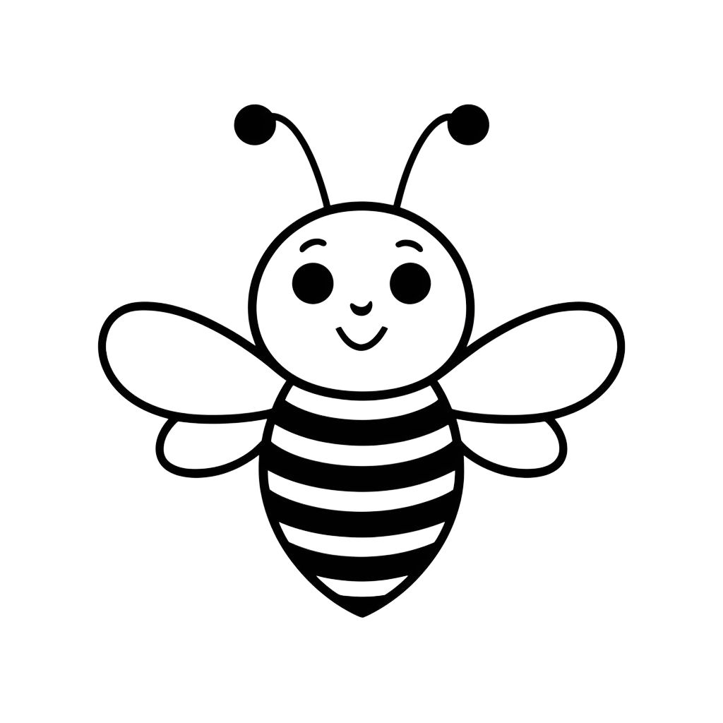 Arı Boyama Sayfası