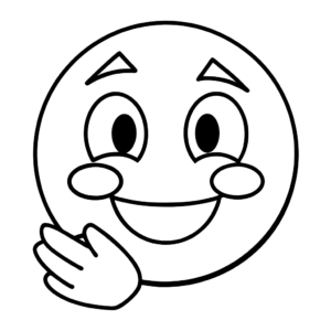 üzgün emoji boyama