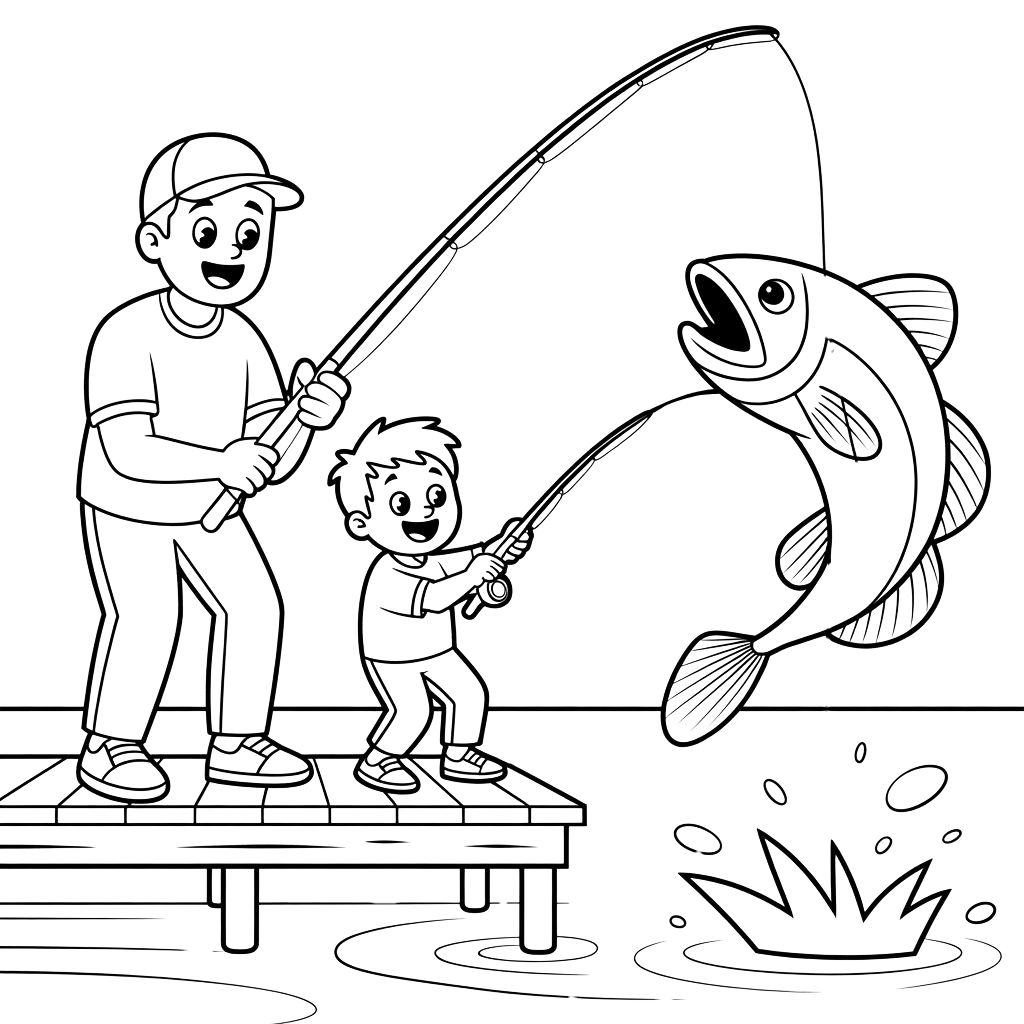 babalar günü resim boyama