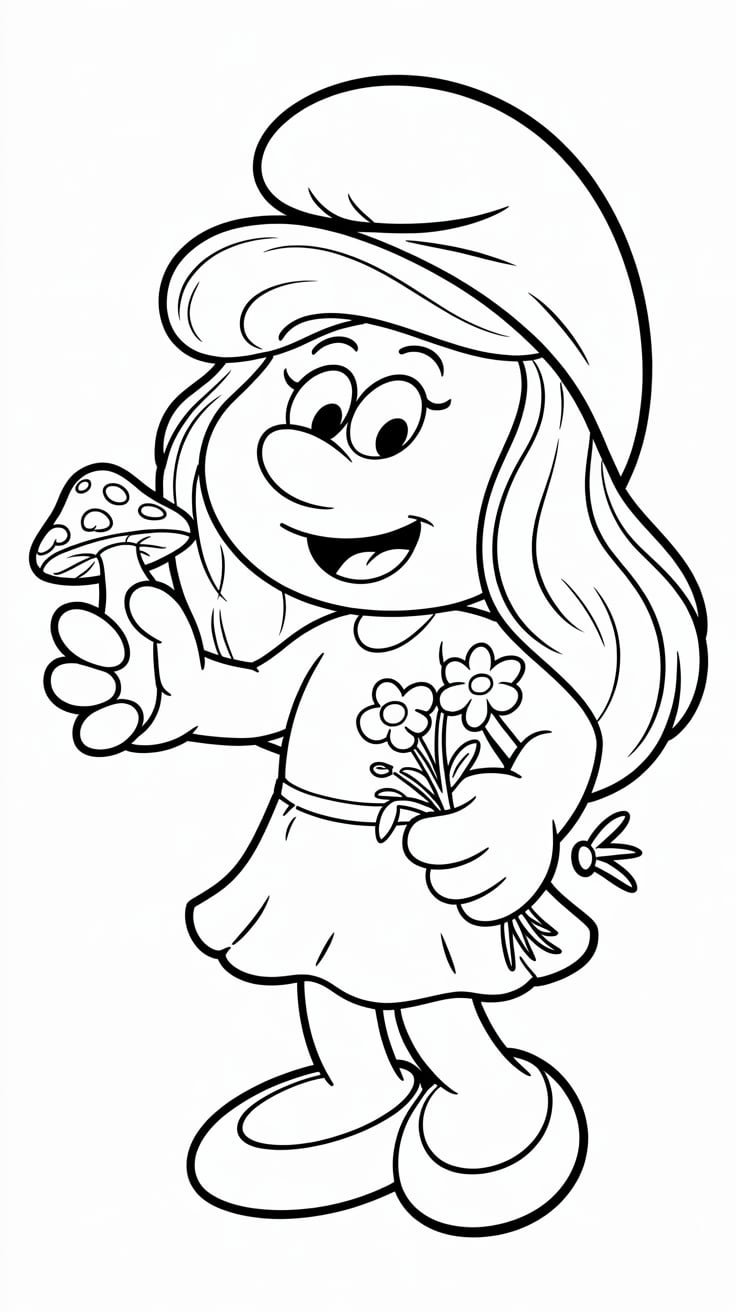 şirinler boyama pdf