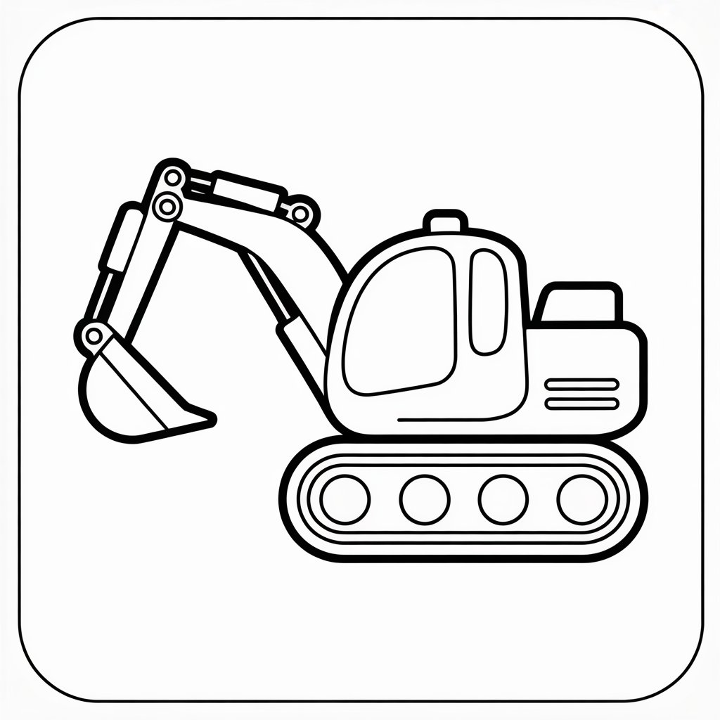ekskavatör boyama pdf
