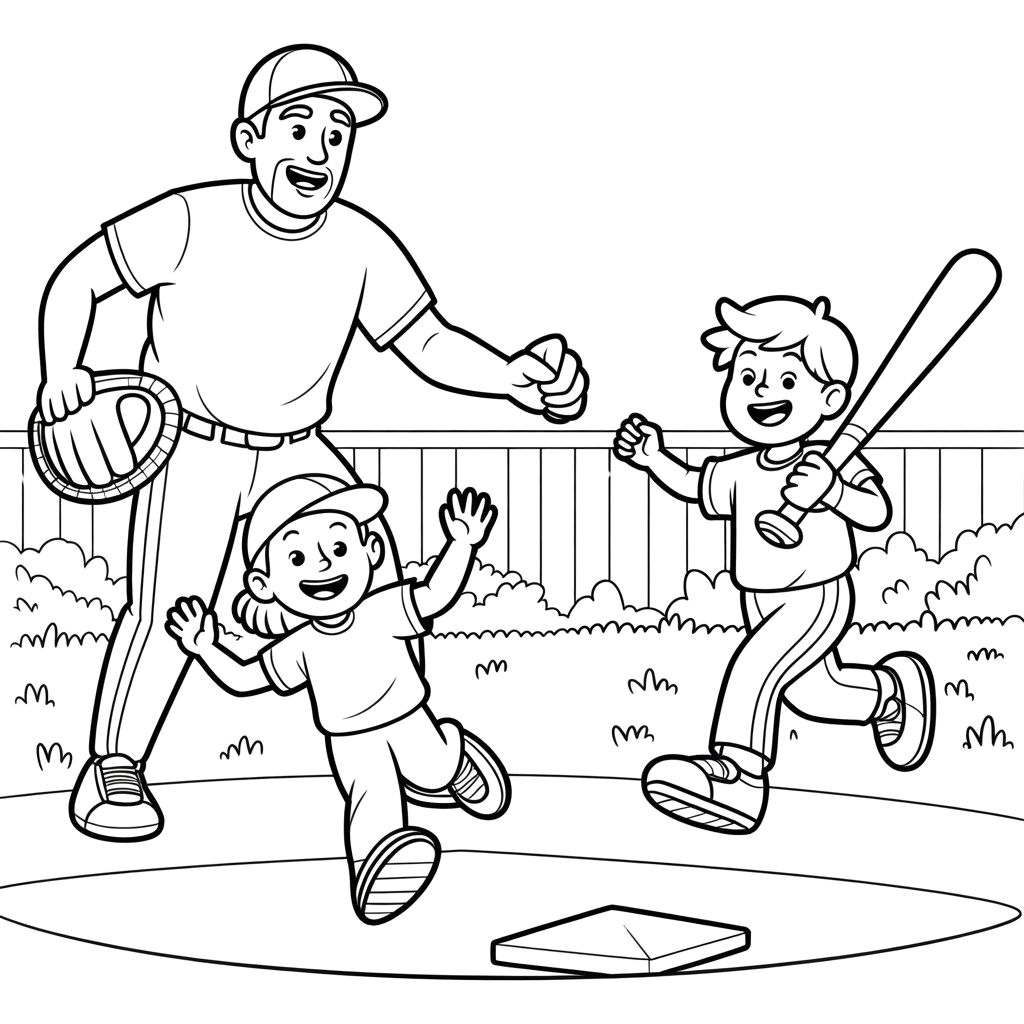 babalar günü resmi boyama