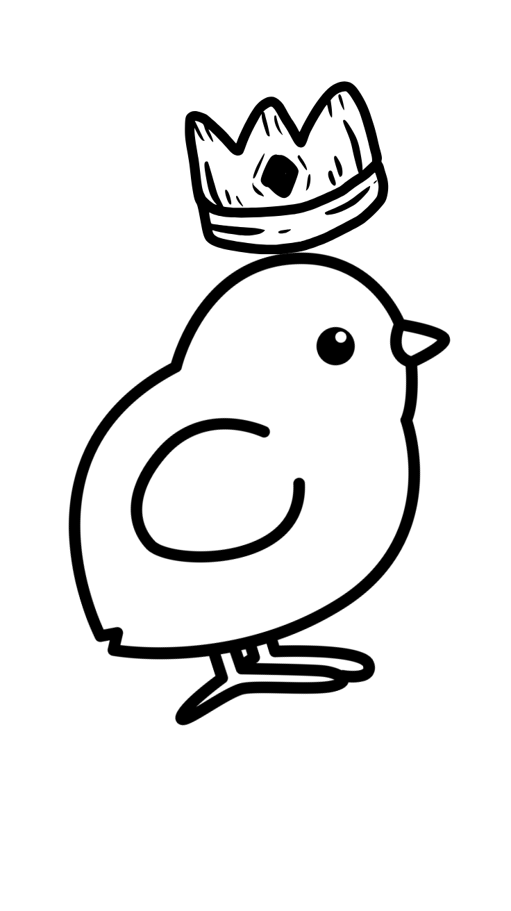 yumurtadan çıkan civciv boyama sayfası