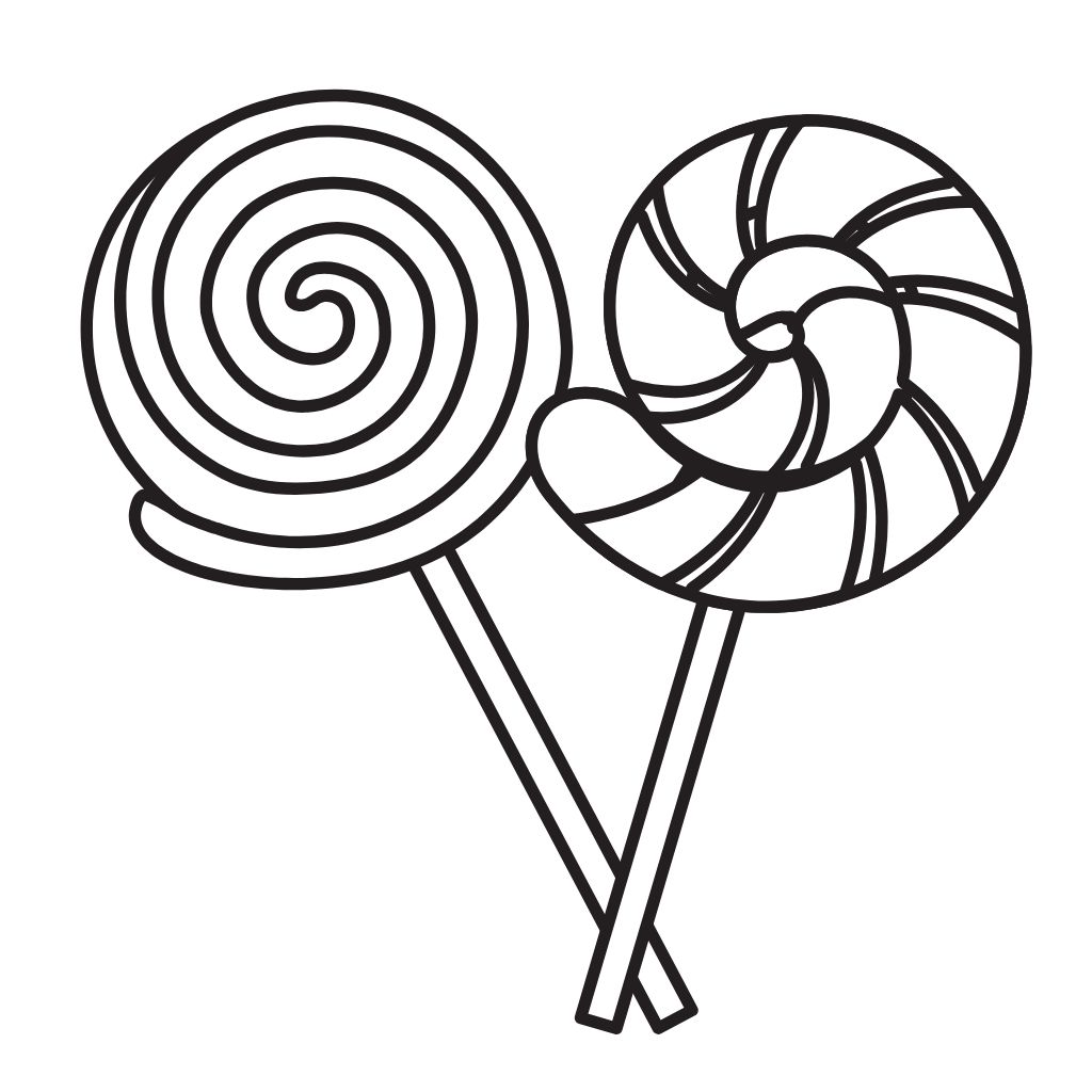 Boyama Kitabı Şeker Stok Vektör Sanatı