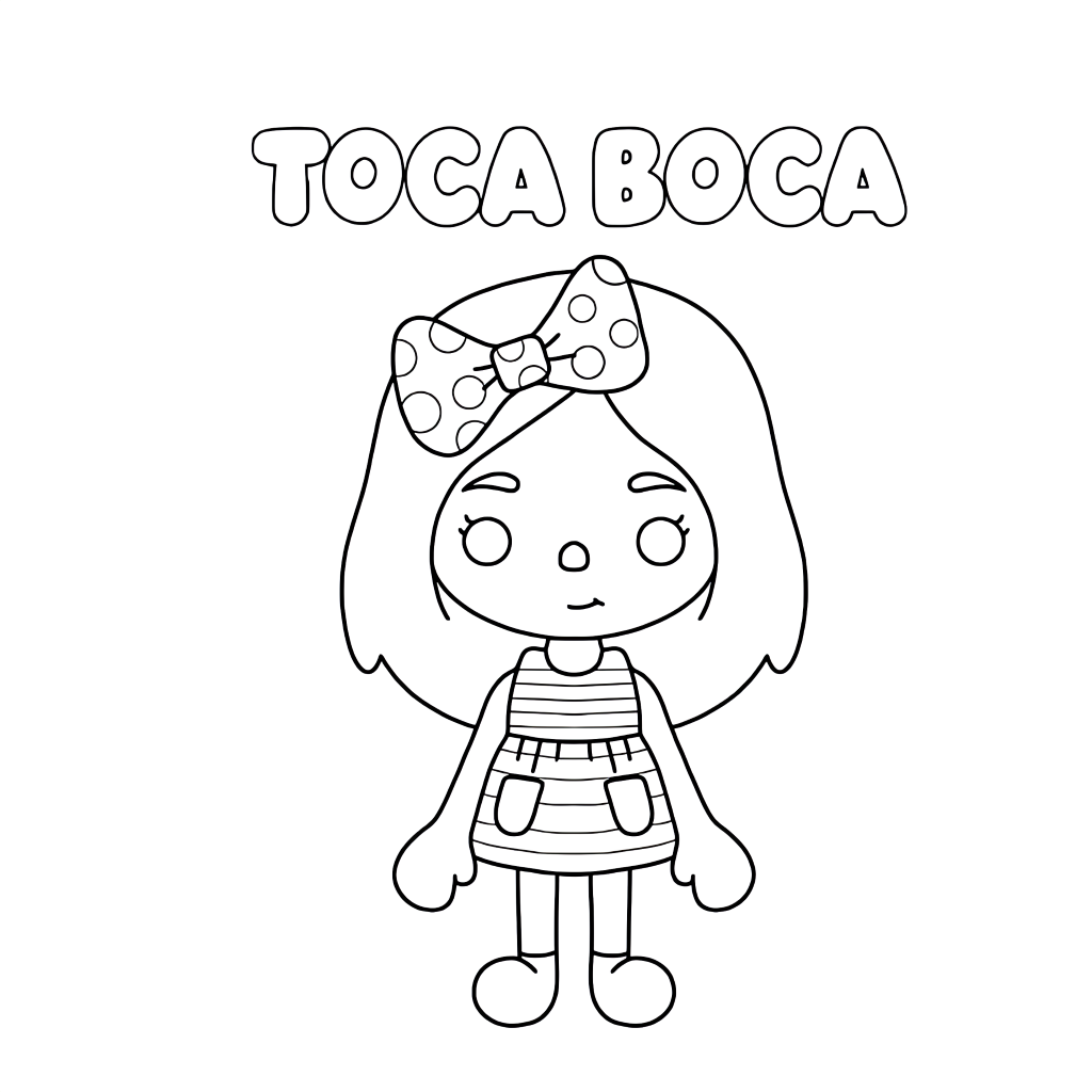 toca boca oyun boyama