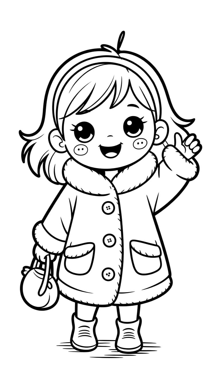 anime kız boyama resimleri