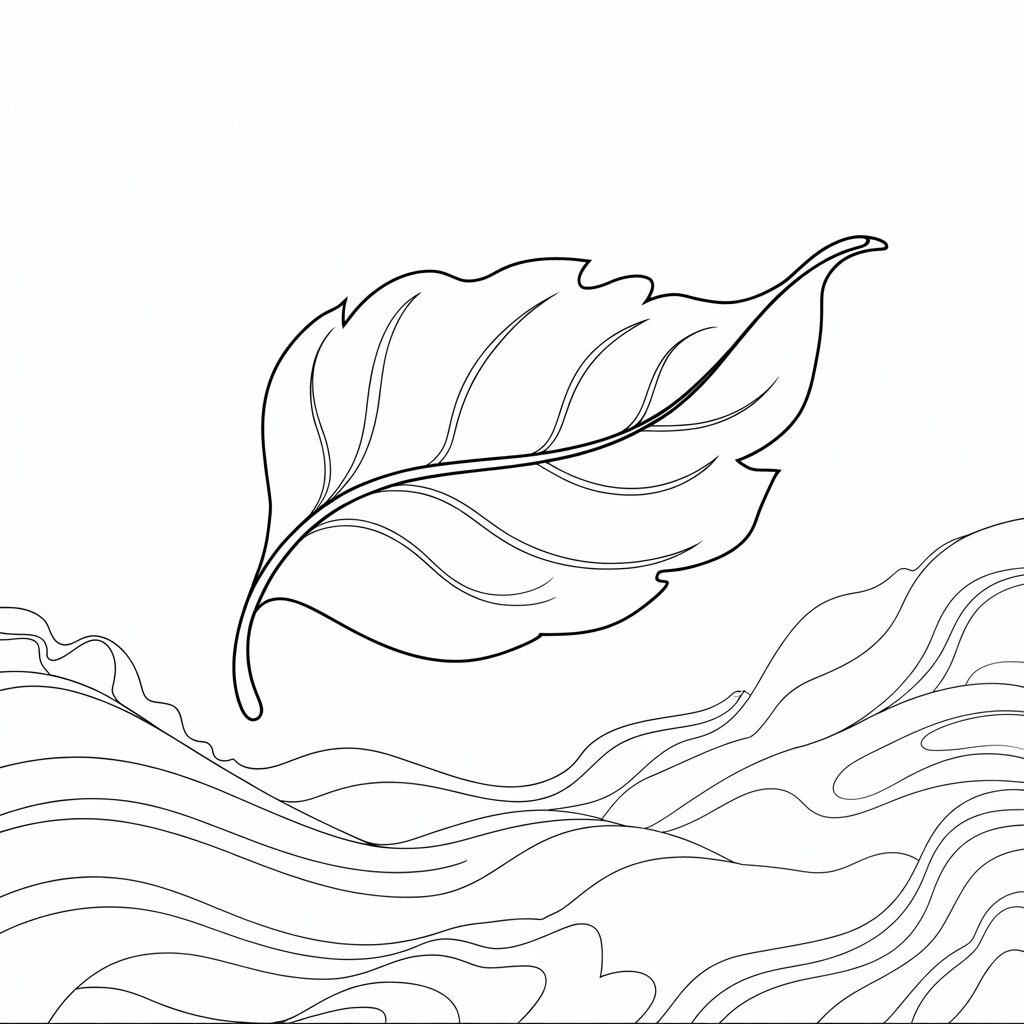 sonbahar yaprak resmi boyama