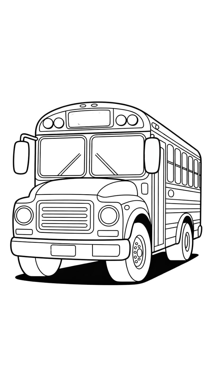 otobüs resmi boyama