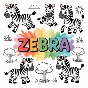 Zebra Boyama