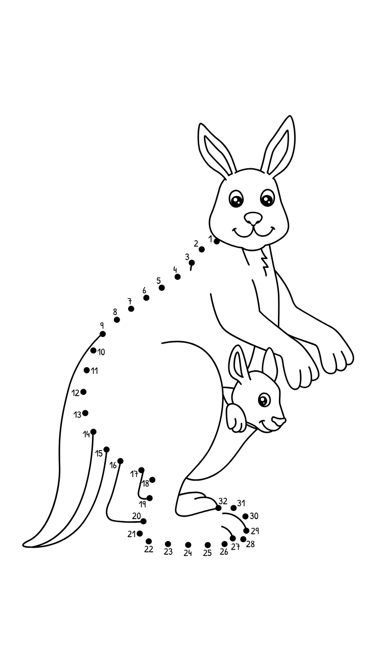 dev kanguru fare boyama