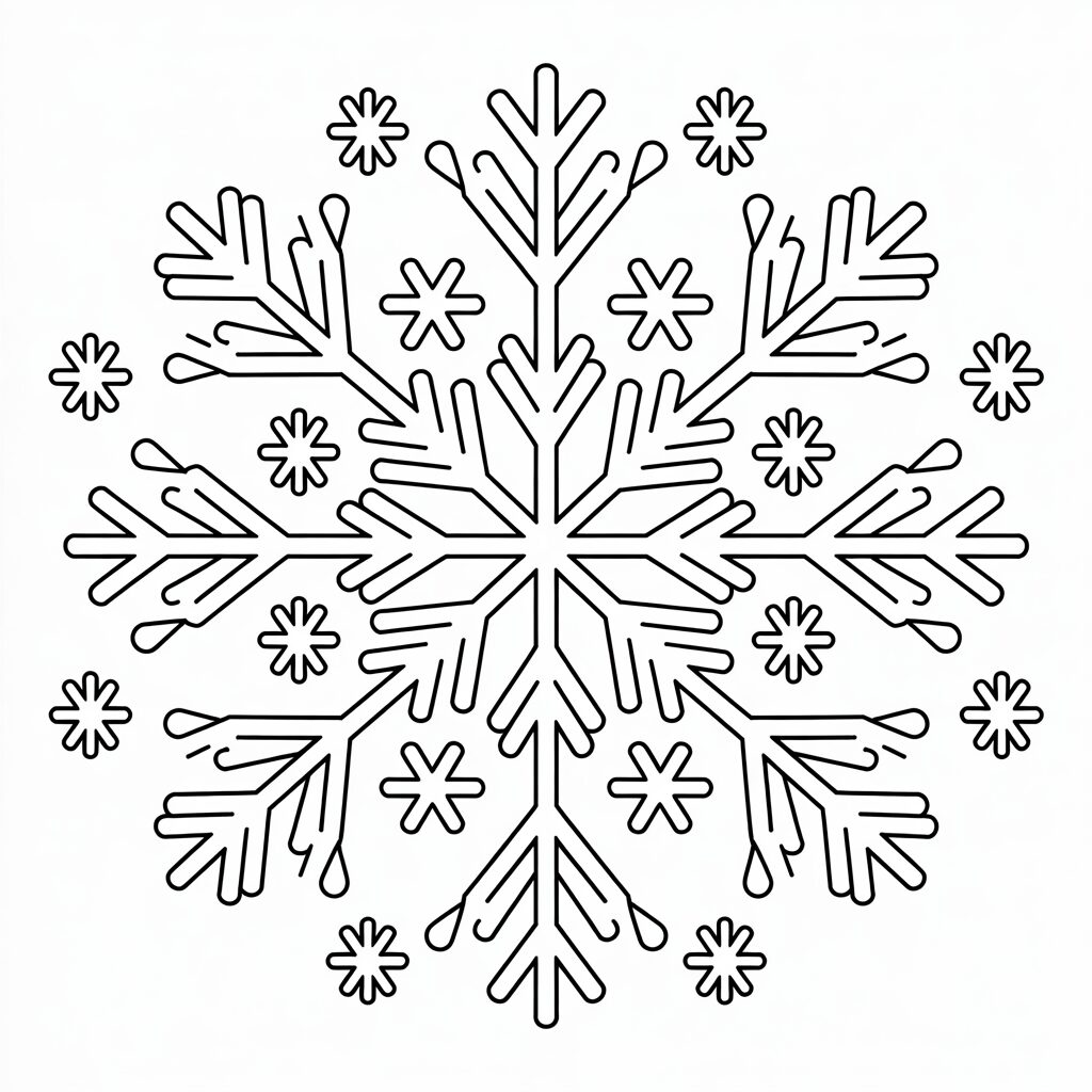 kar tanesi boyama okul öncesi