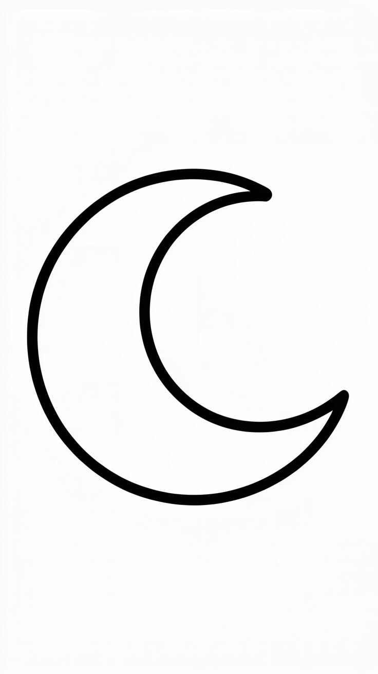 ay yıldız boyama sayfası