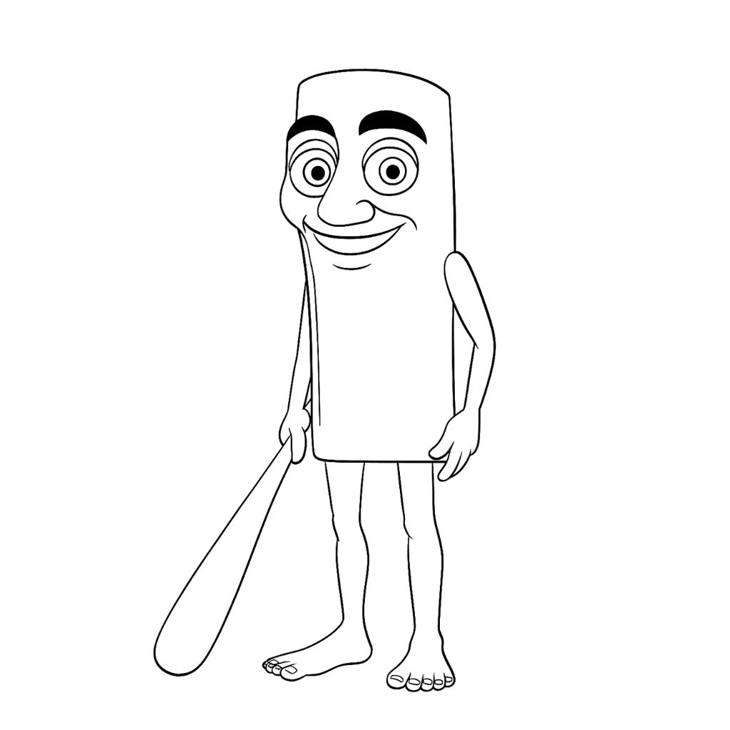 Tung Tung Tung Sahur boyama sayfası indir