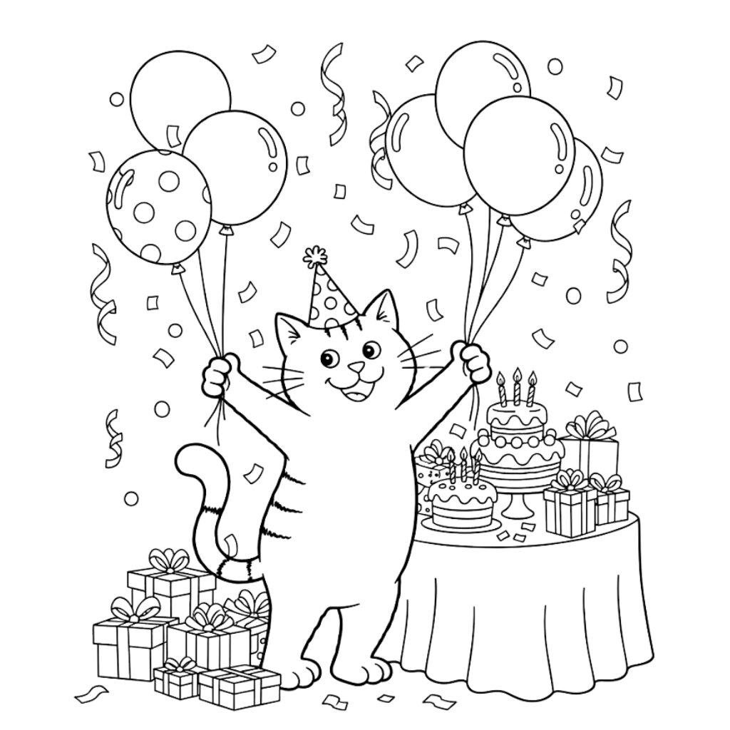 Dikkie Dik doğum günü renk sayfası